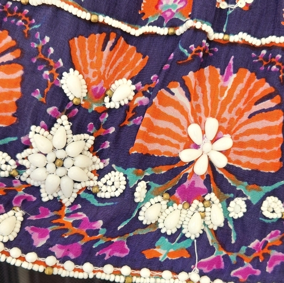 Anthropologie Adela Beaded Skirt Maeve - Picture 4 of 6